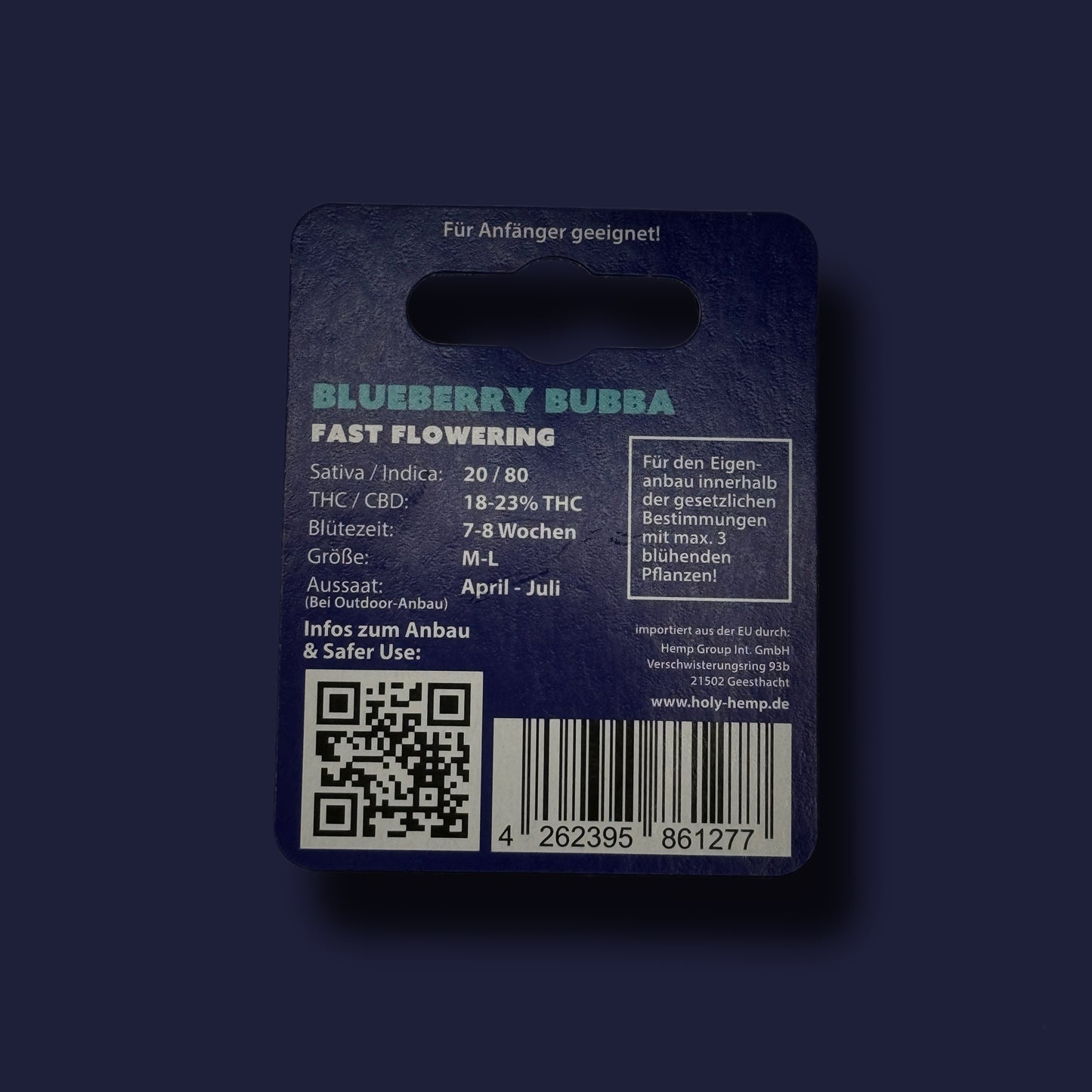 Holy Hemp Blueberry Bubba