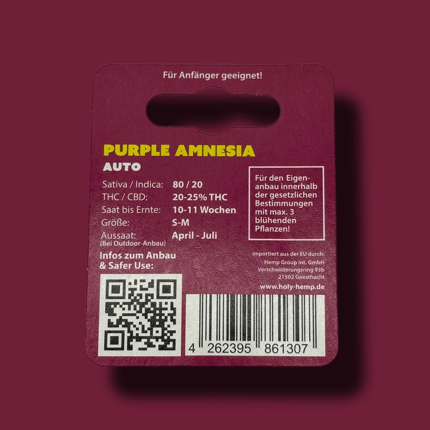 Holy Hemp Purple Amnesia