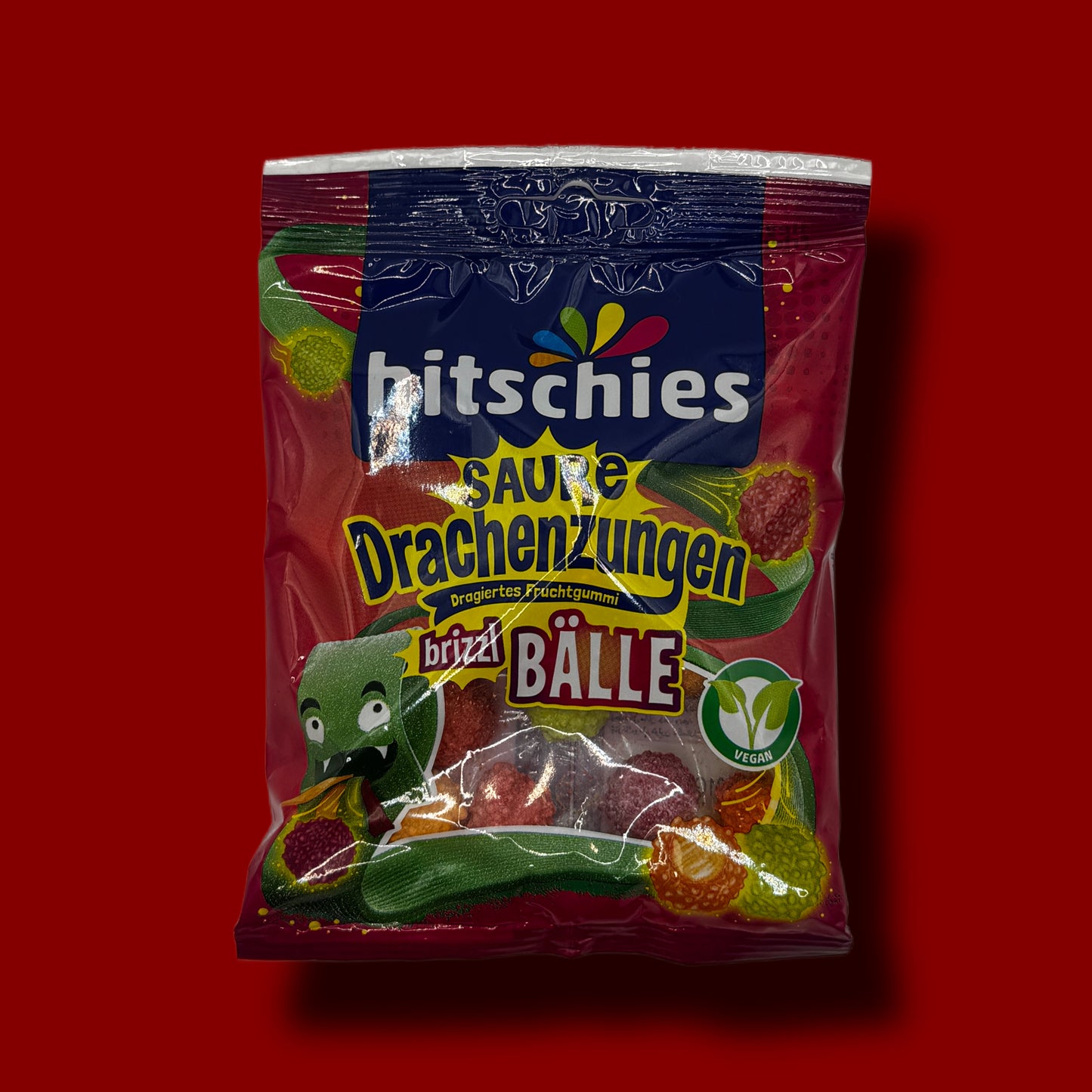 hitschies Saure Drachenzungen brizzl Bälle 100g
