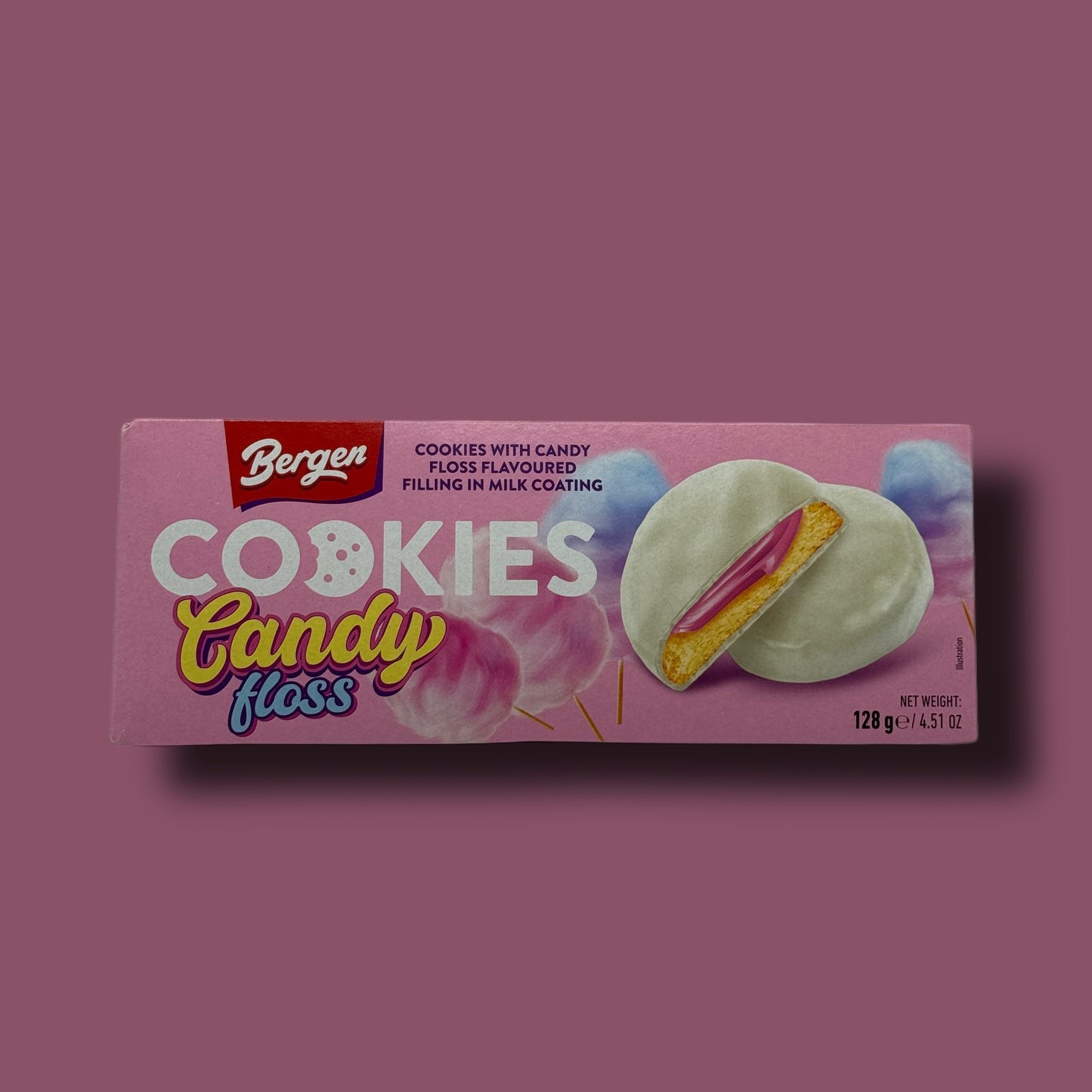 Snacks − Bergen Candy Floss Cookies 128g
