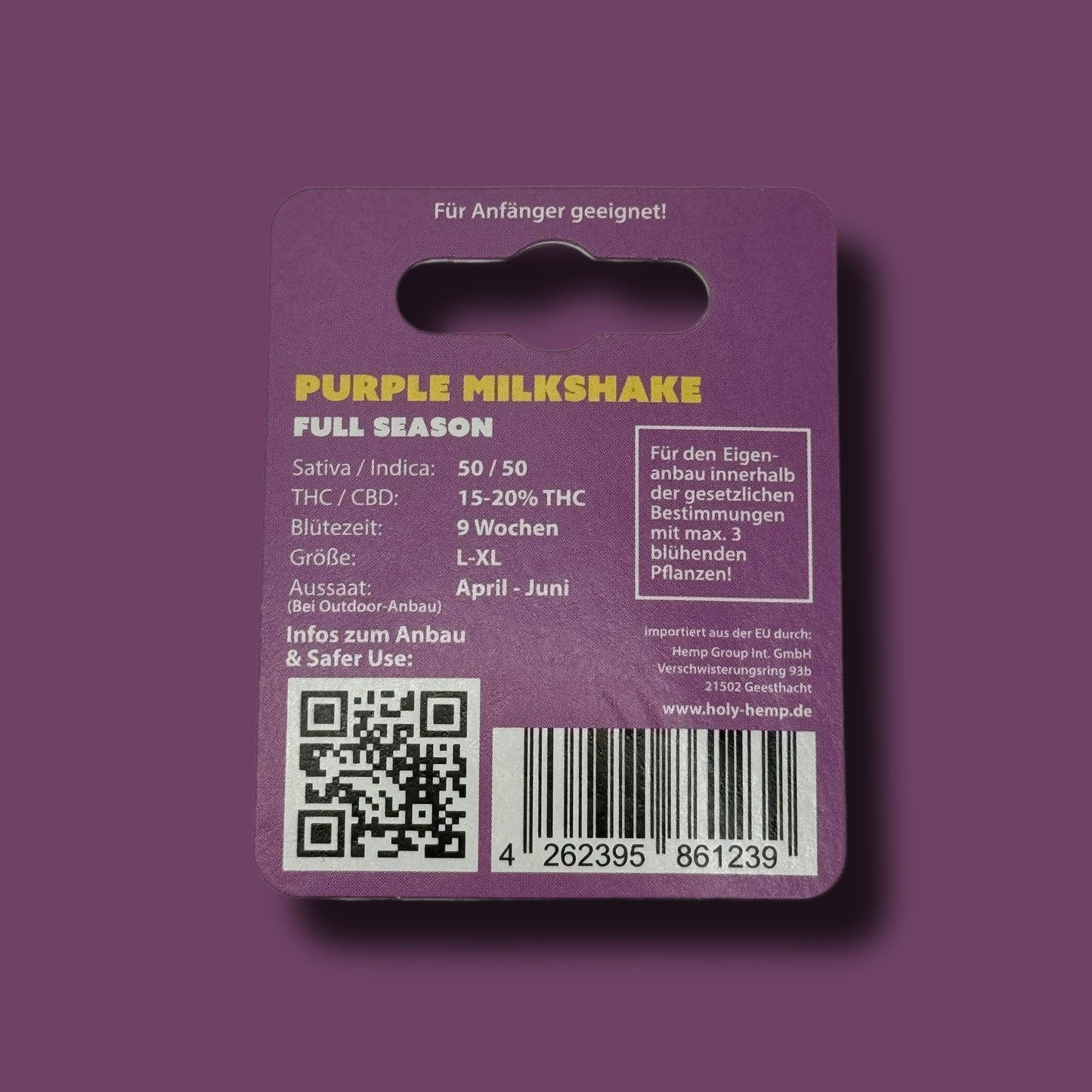 Holy Hemp Purple Milkshake