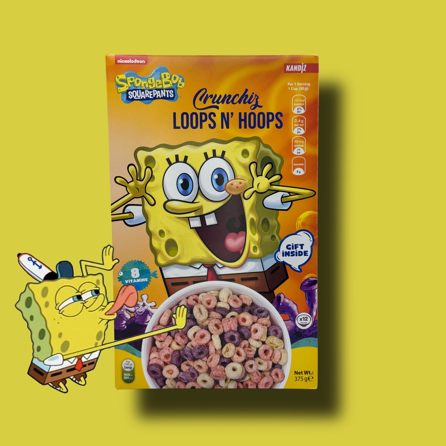 Spongebob crunchy Loops 365 g