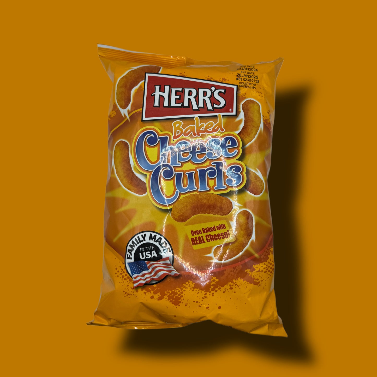 Herrs Cheddar Cheese Curls 170g