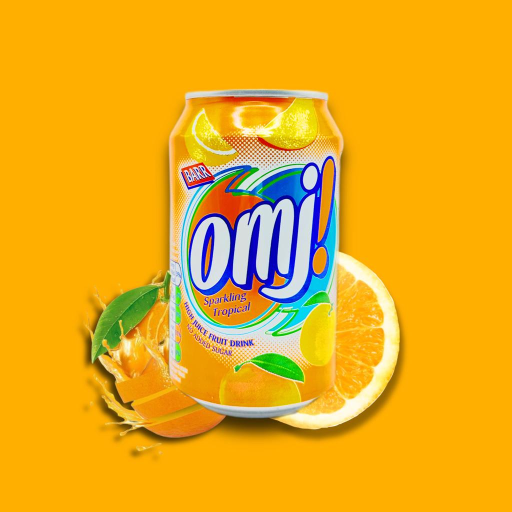 Omj! - Sparkling Tropical Juice 330ml