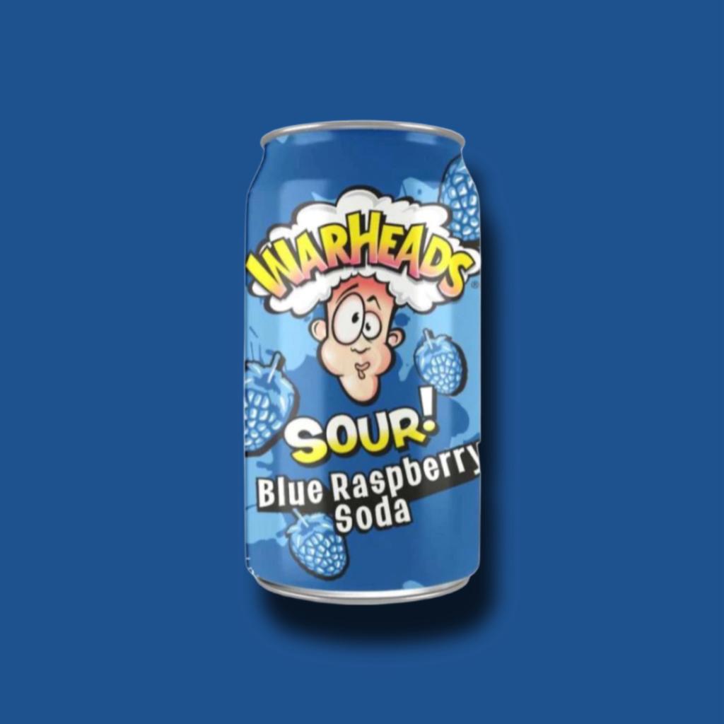Warhead - Sour blue raspberry soda 355ml