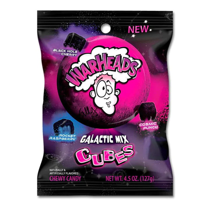 Warheads - Galactic Cubes 127g