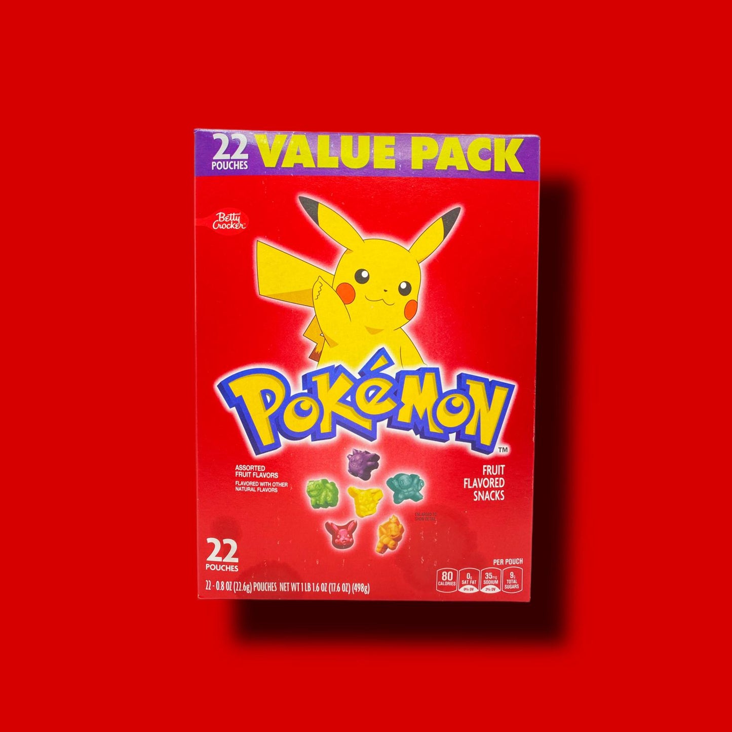 Betty Crocker - Pokemon Fruit Flavored Snacks