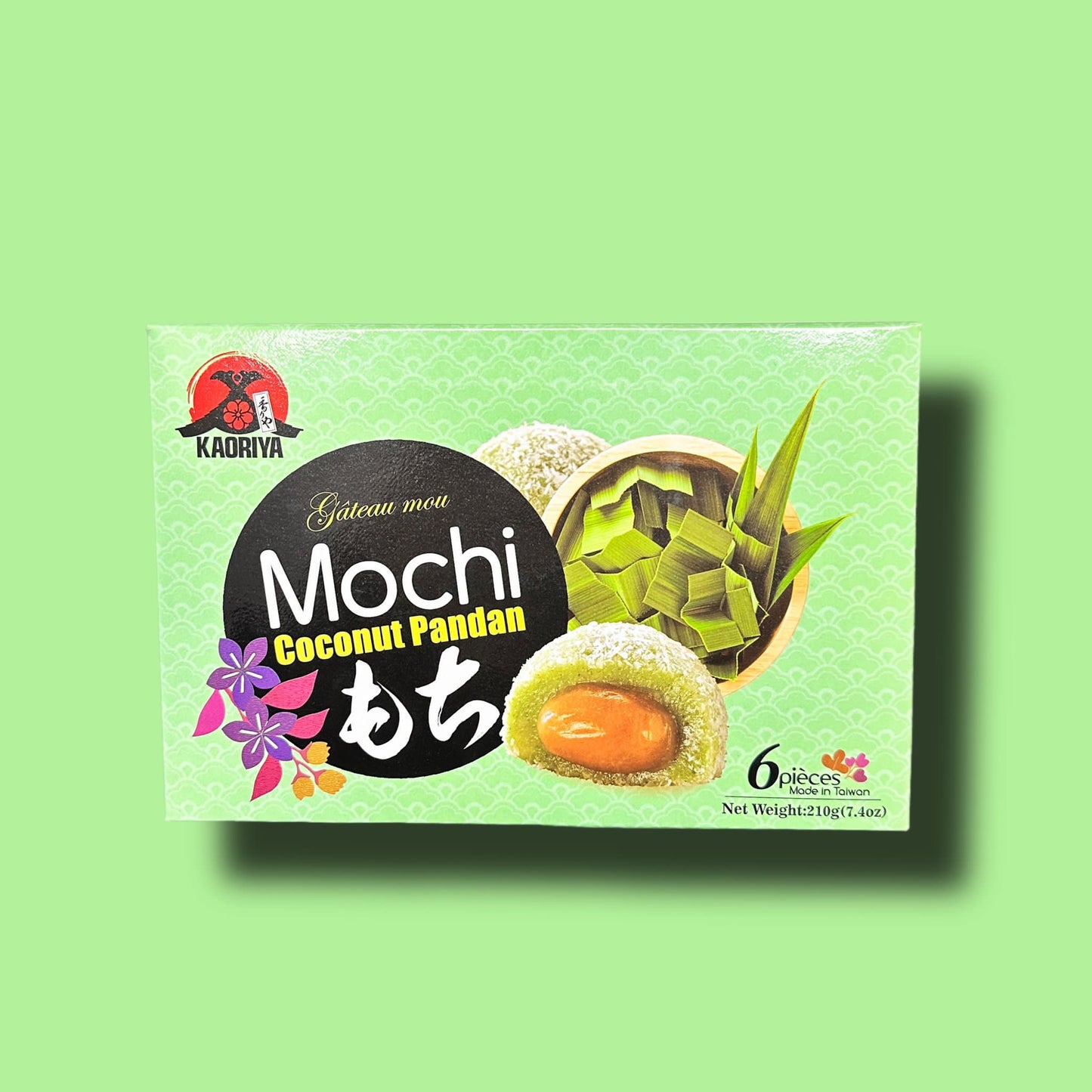 Kaoriya- Mochi Coconut Pandan Flavour
