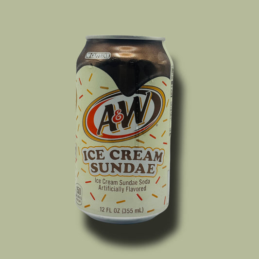 A&W Ice Cream Sundae Soda