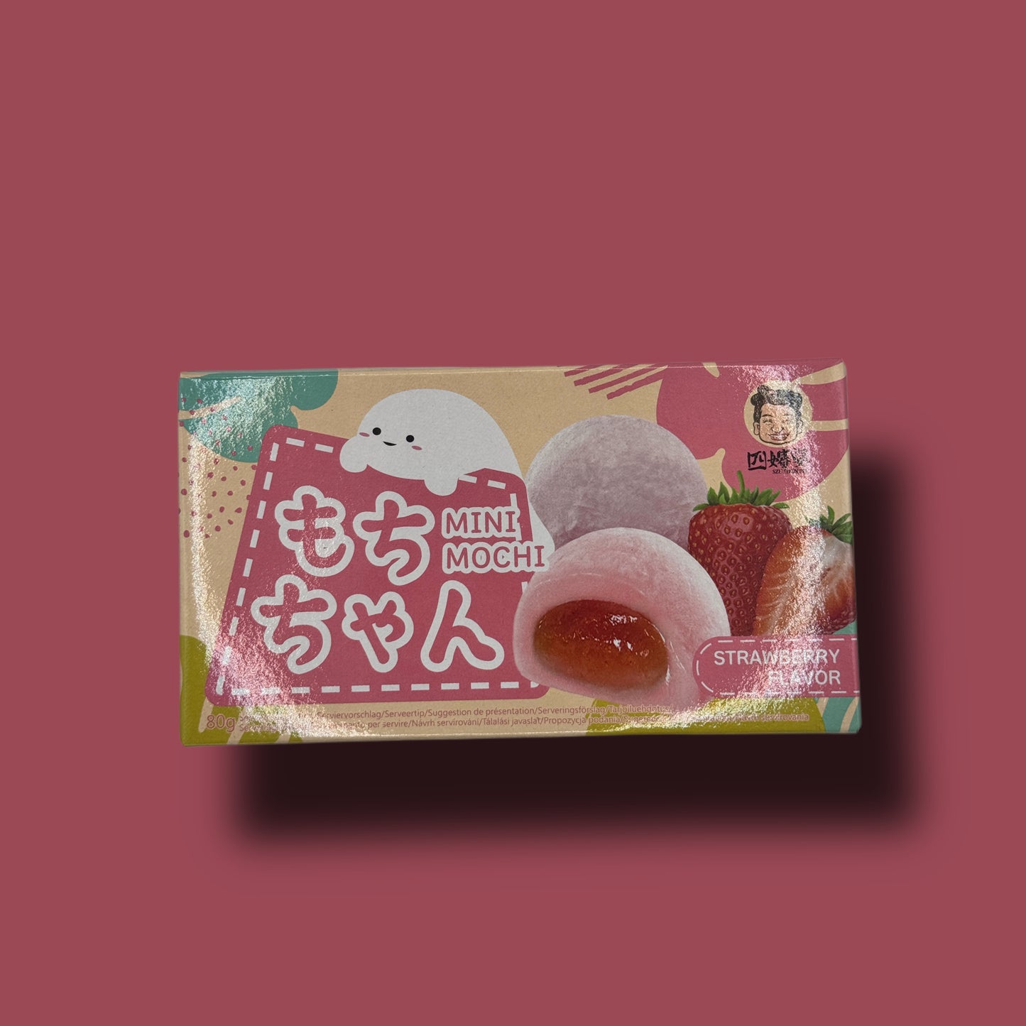 Mini Mochi Strawberry Flavor