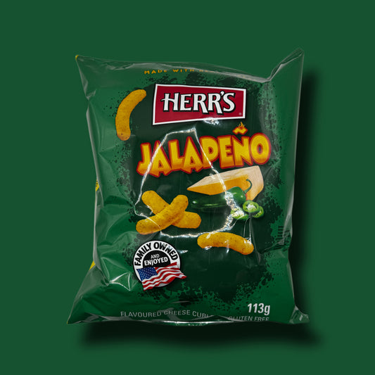 Herr's Jalapeño Cheese Curls 113g