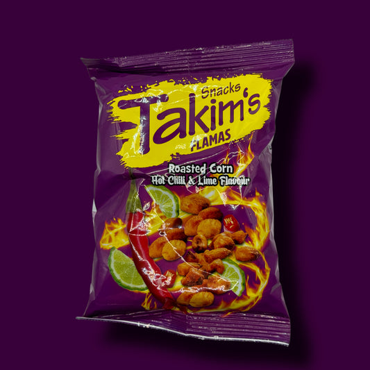 Takim's Roasted Corn Hot Chili & Lime 100g