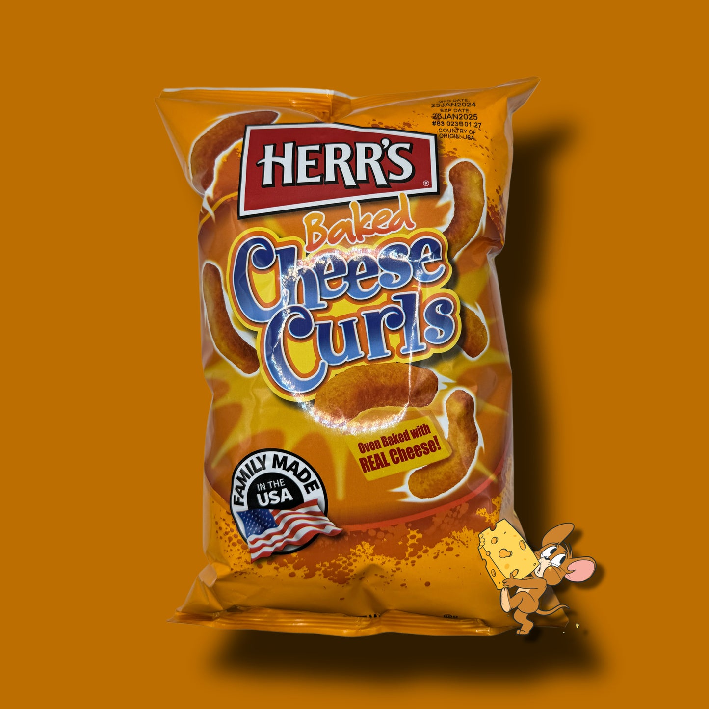 Herr‘s Baked Cheese Curls 170g