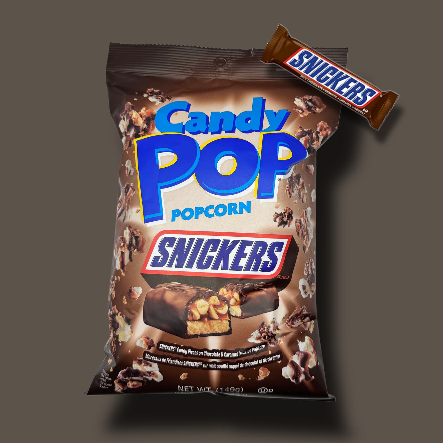 Candy Popcorn Snickers