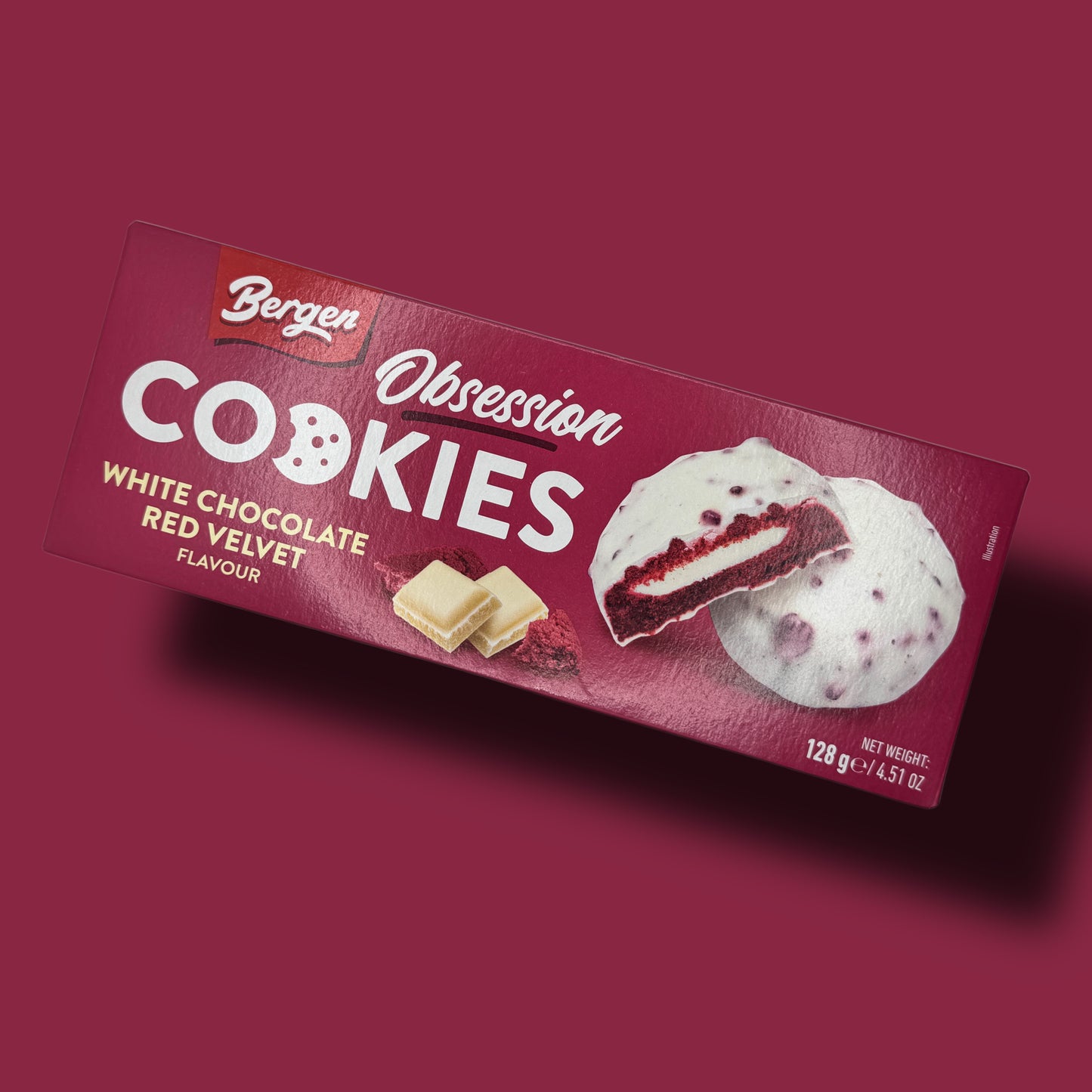 Bergen Obsession Cookies – White Chocolate & Red Velvet