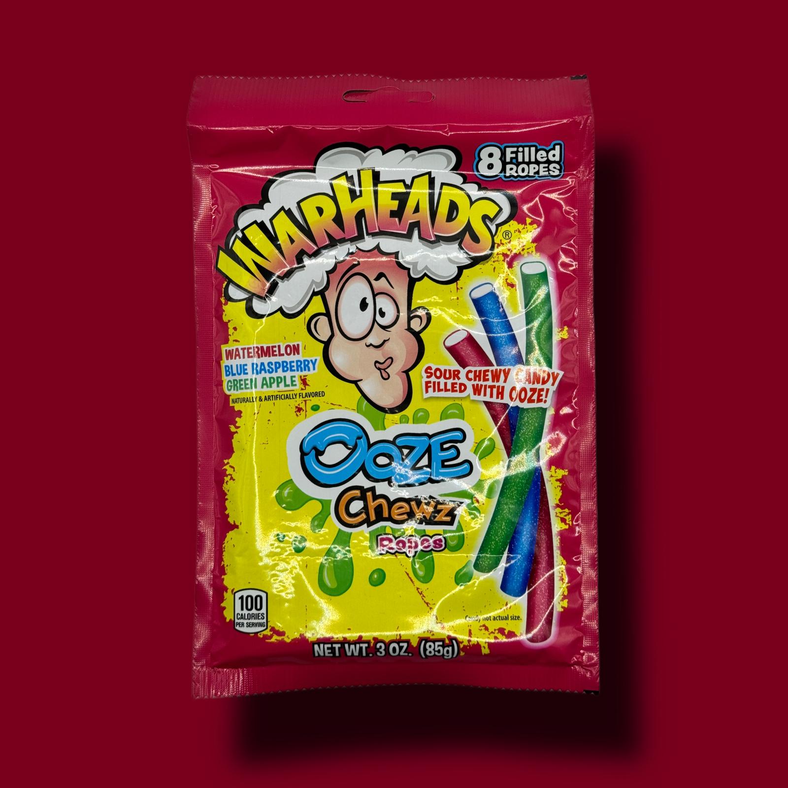 Warheads Ooze Chewz Ropes 85g – KioskDoni
